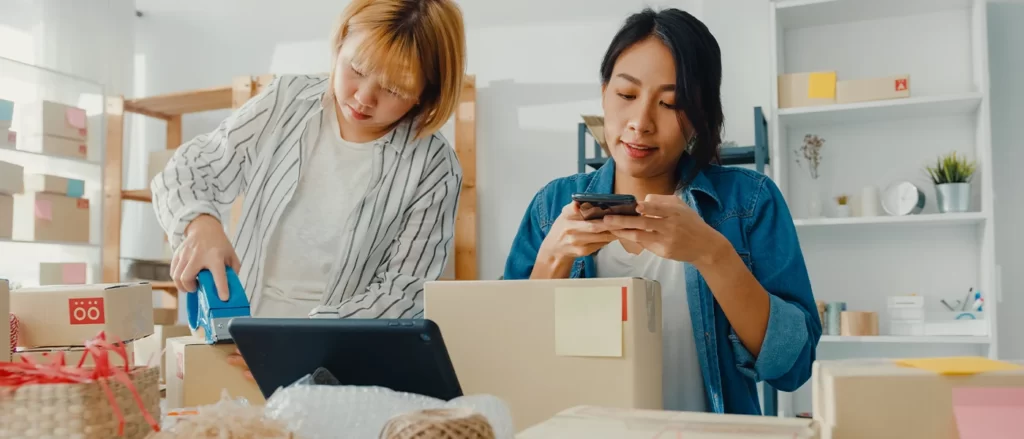 E-commerce Order Packaging for womens day sale in Australia