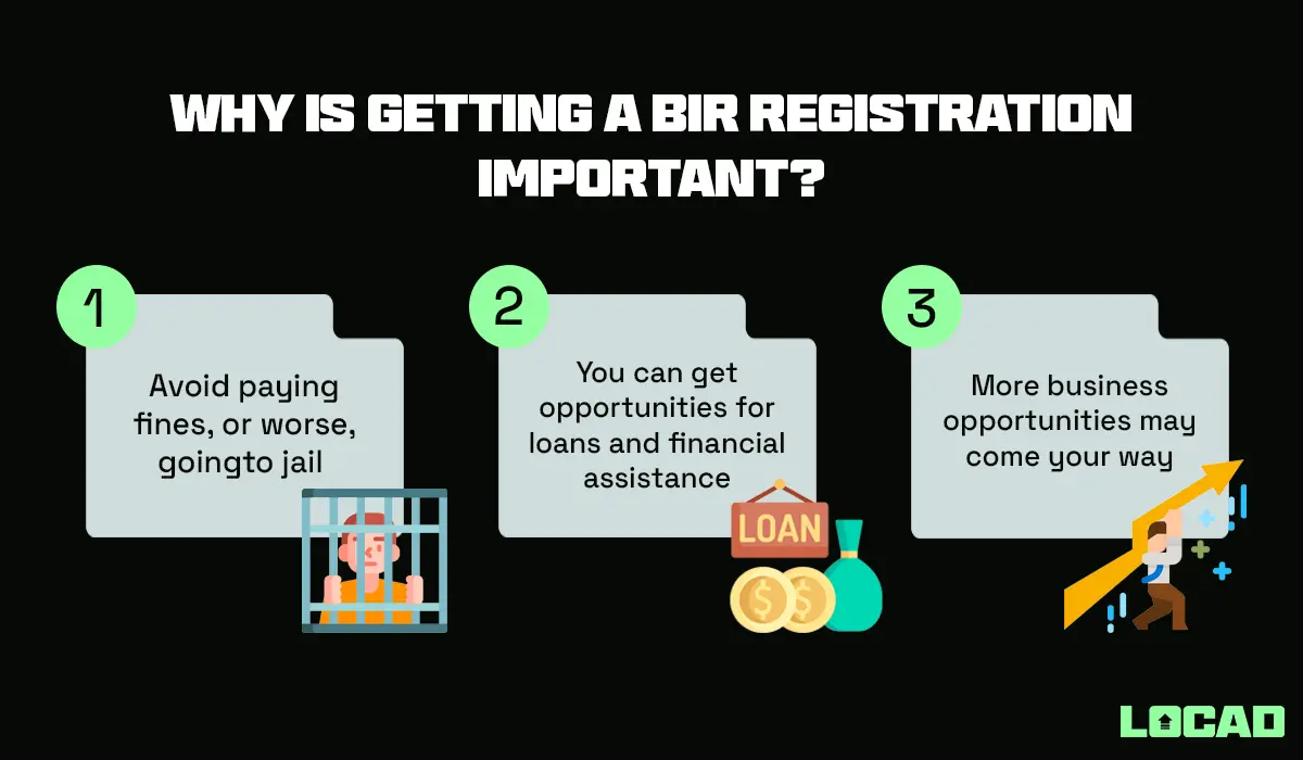 Why is getting a BIR registration important?