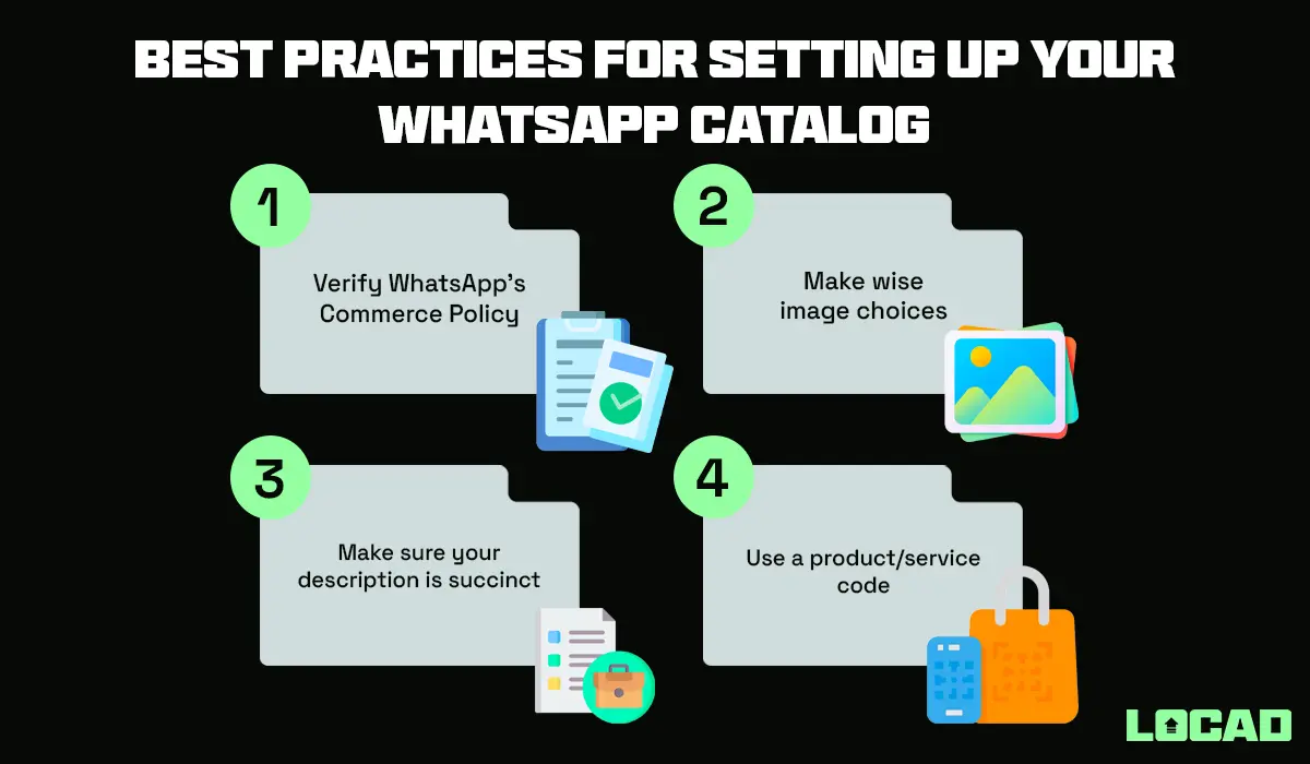 Best practices for setting up your WhatsApp catalog