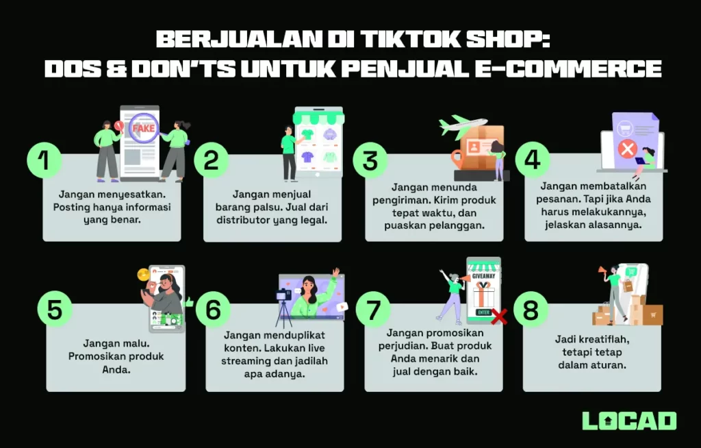 8 Hal yang Harus Dihindari Seller TikTok Shop