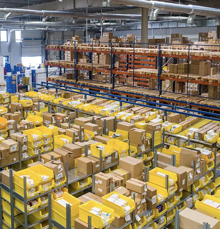 إدارة المخزون والتخزين