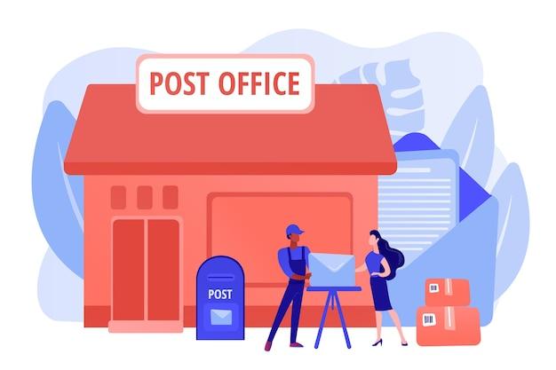 Postal vs courier postal image