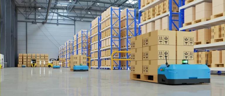 Resources - Inventory 16 E-commerce Warehouse Automated Delivery Vehicles With Parcels | Locad Blog