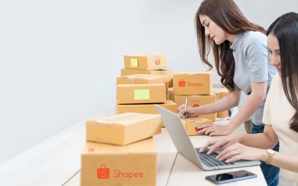 E-commerce business owners shipping Shopee orders | Locad
