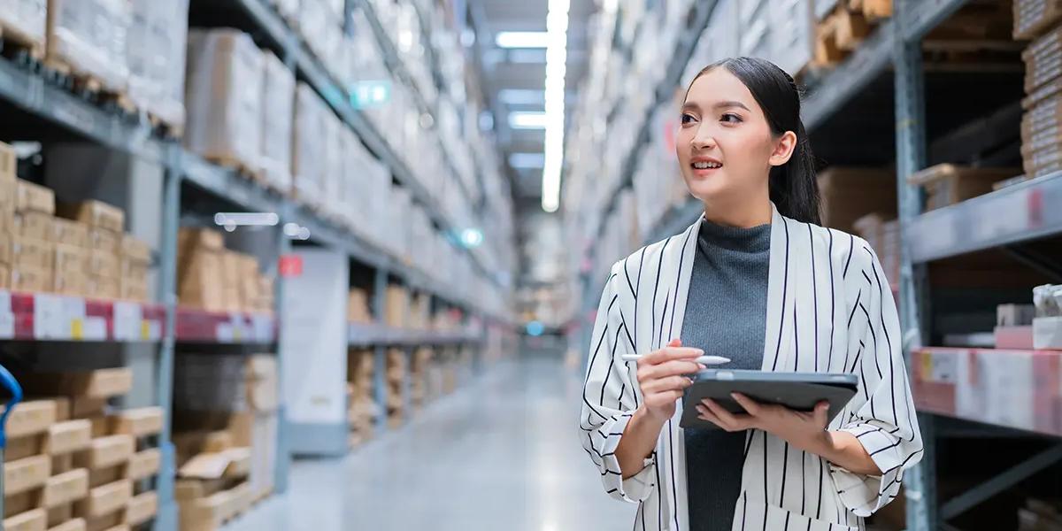 Details of stock count in an inventory