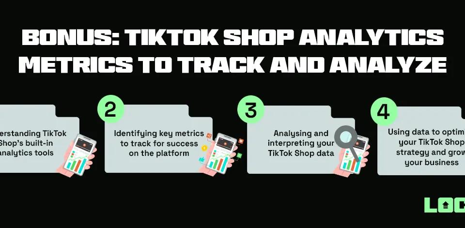TikTok Shop Analytics Metrics to Track and Analyze