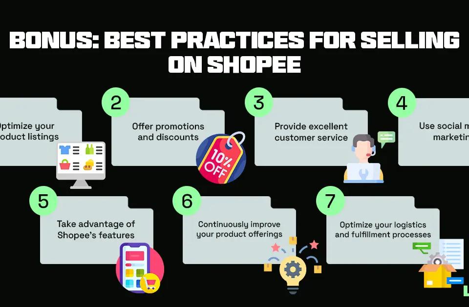 best practices for selling on shopee