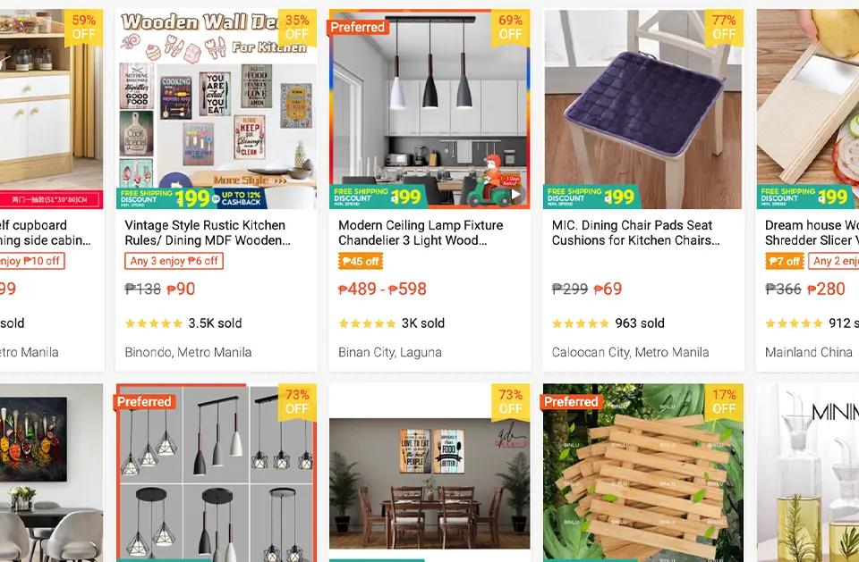 kitchen and dining items on shopee philippines