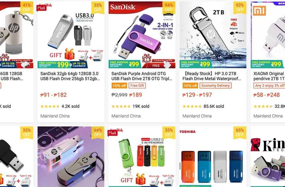 usb flash drives on sale on shopee philippines