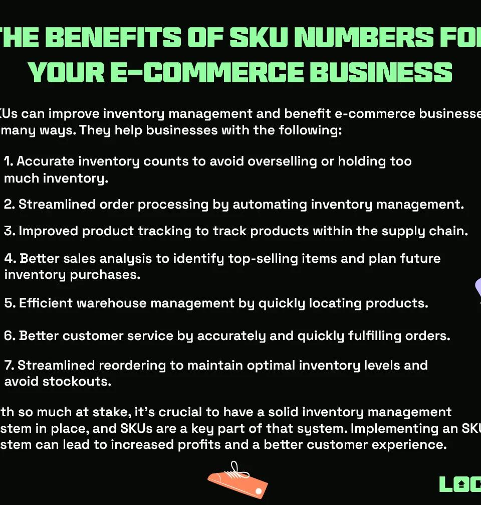 The Benefits of SKU numbers for your e-commerce business