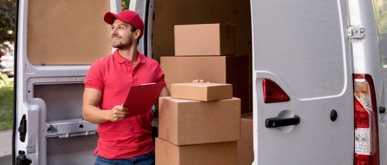 Thank you - ID 9 delivery-man-red