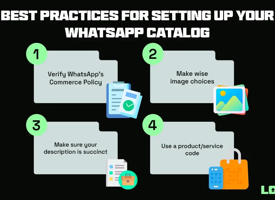 Best practices for setting up your WhatsApp catalog