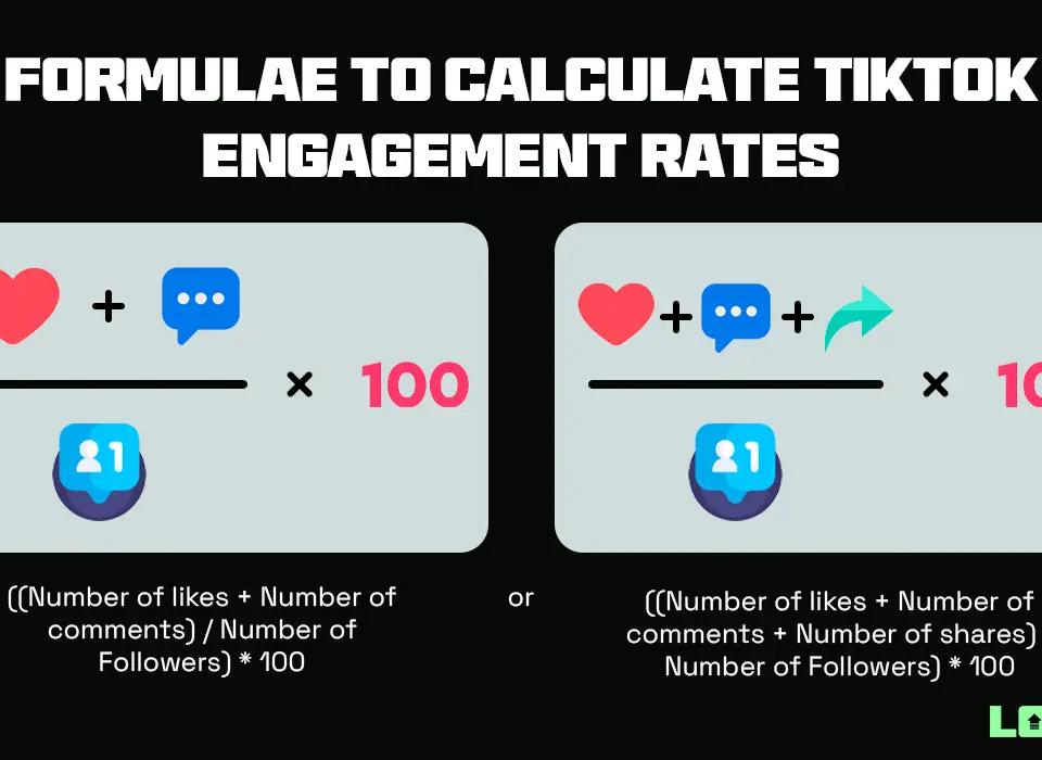 Formulae to Calculate TikTok Engagement Rates