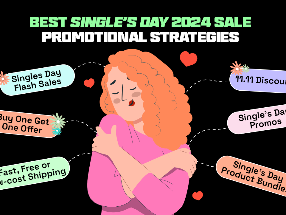 A creative representing top ways in which sellers can run Promotions for the Single’s Day Sale in 2024
